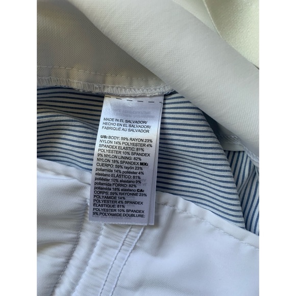 Chico’s Striped Pull On Pants Women’s Size 12 - Picture 4 of 4